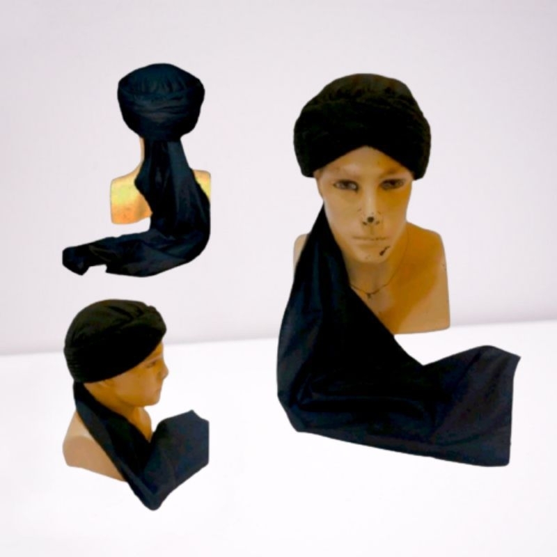 cod peci imamah instan | peci habaib | kopiah sorban | kuplok | kuluk santri | songkok | peci putih