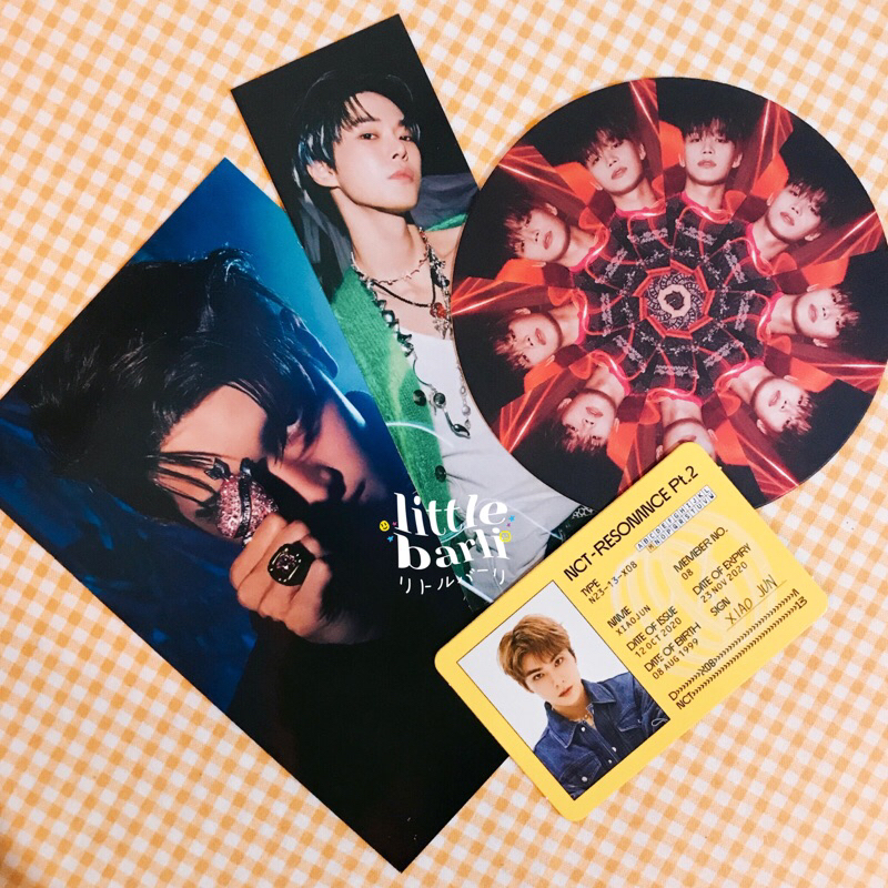 Photocard/Postcard NCT Taeyong Doyoung Taeil Xiaojun ID Card (Album Favorite Catharsis/Resonance)