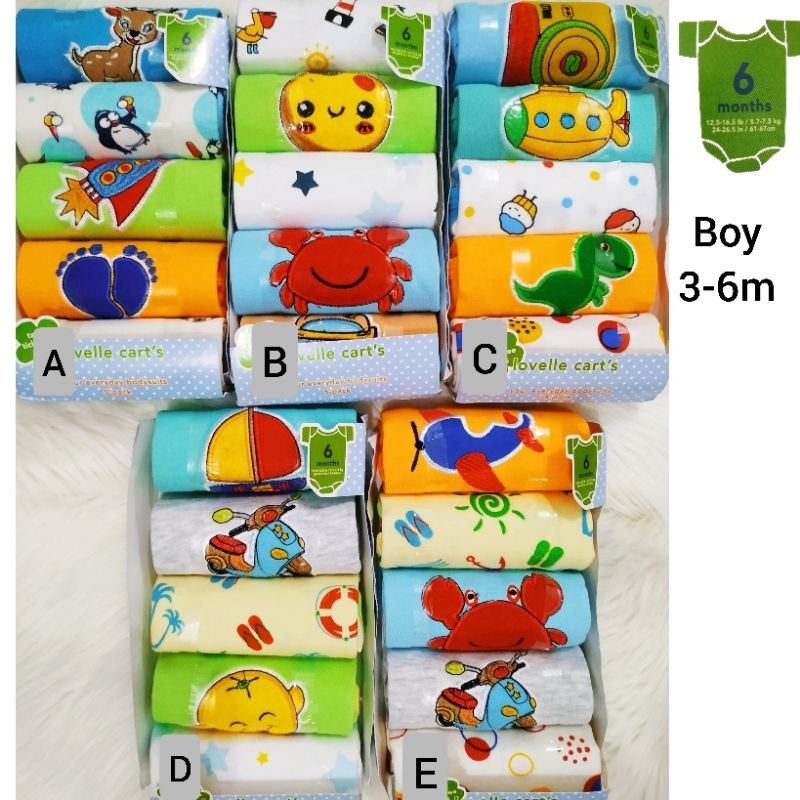 Jumper Bayi Lovelle cart's 5in1 lengan pendek [SNI]
