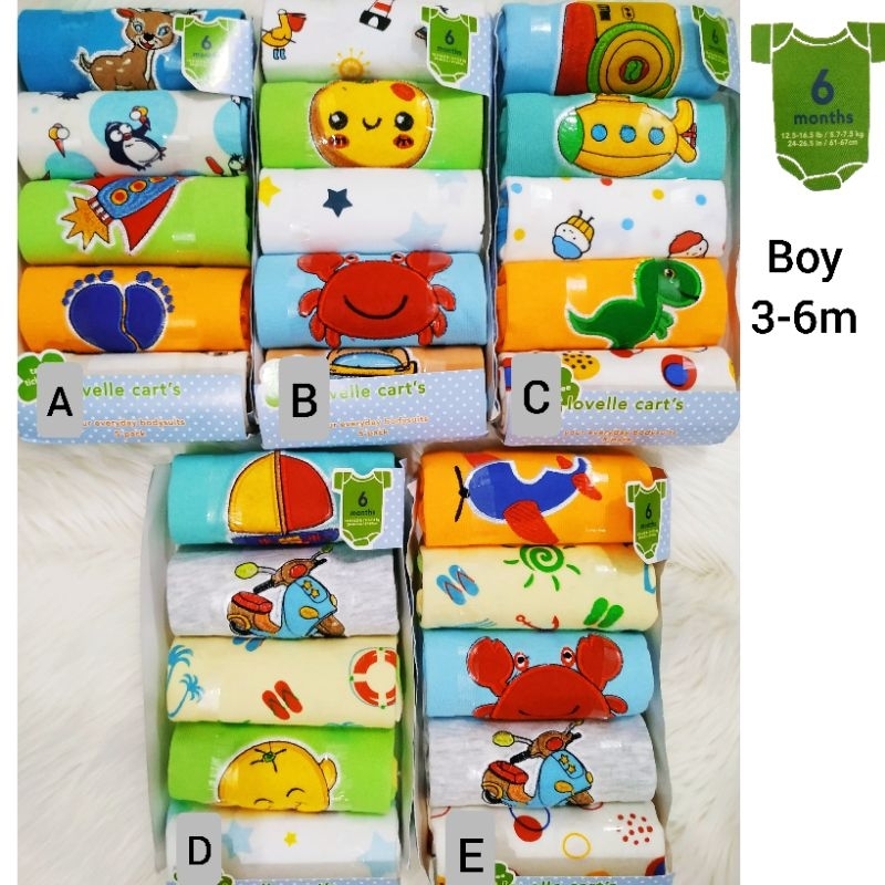 Jumper Bayi Lovelle cart's 5in1 lengan pendek [SNI]