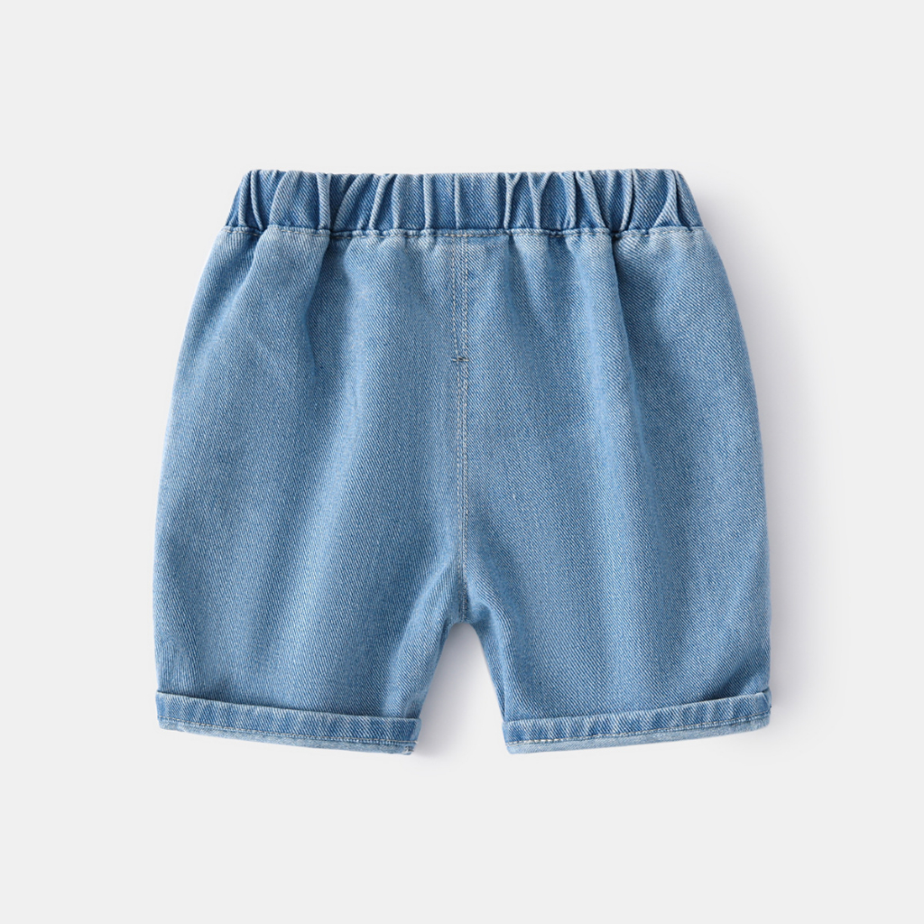 Celana Jeans Pendek Import Denim Short Pants Anak Laki Laki Cowok Jins Ponggol Lutut