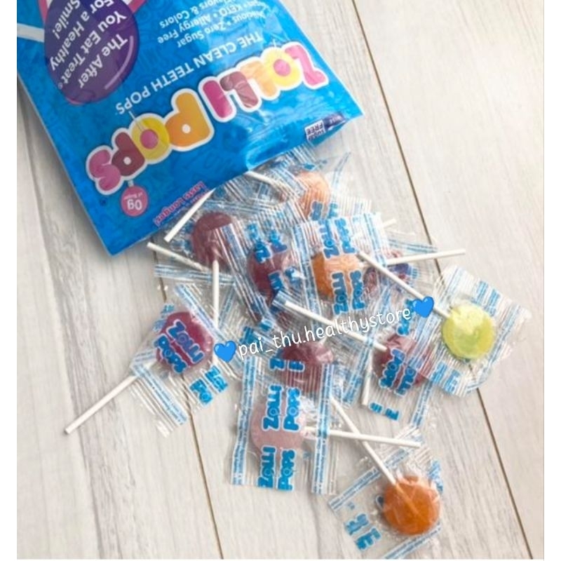 

Zollipops The Clean Teeth Pops, Sugar Free, Gluten Free- Fruits flavor- permen lolipop dijual Satuan (rasa Random)