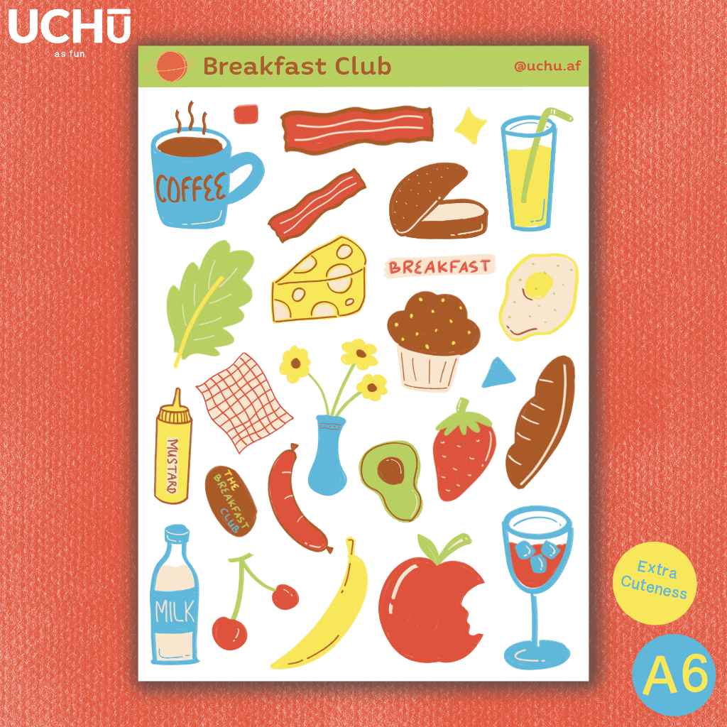 

Sticker A6 Breakfast Club UCHU