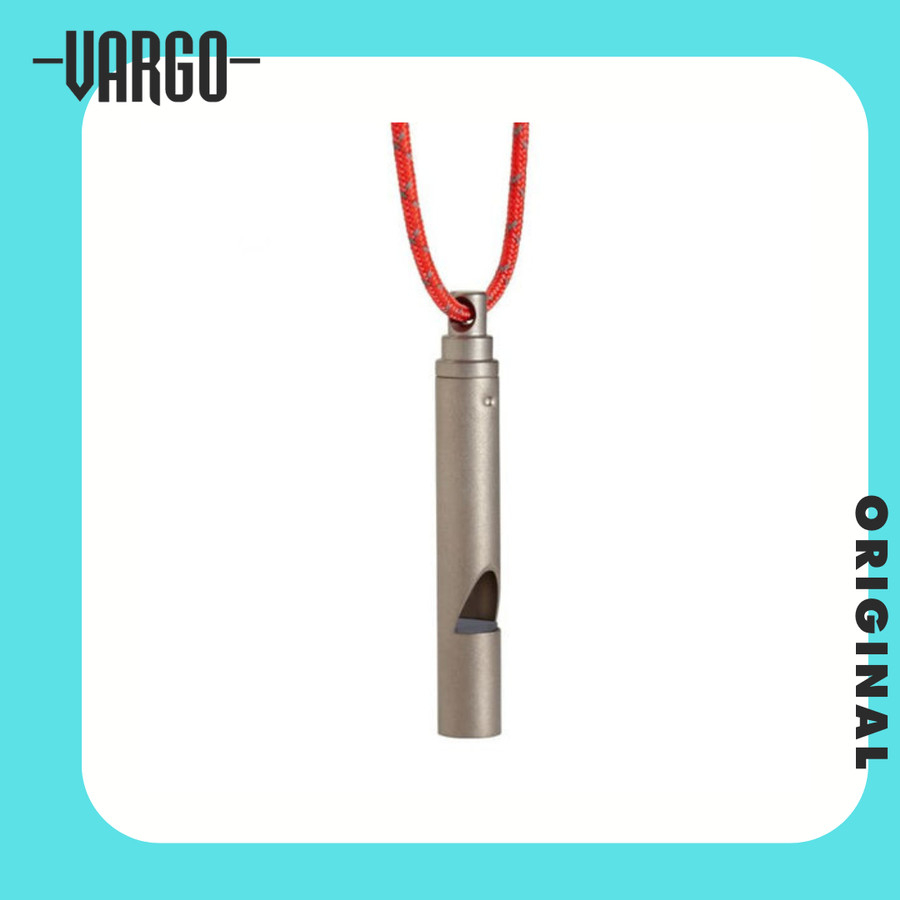 Vargo Titanium Emergency Whistle - Alat Survival Bushcraft Outdoor