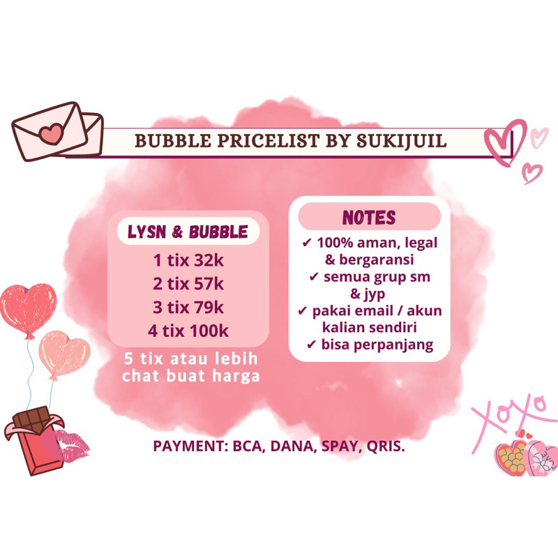 bubble lysn sm jyp