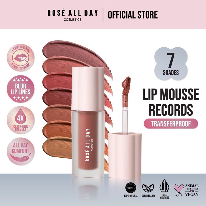 ROSE ALL DAY Lip Mousse Records
