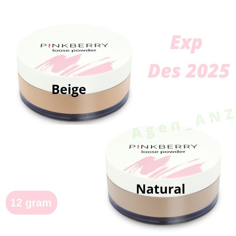 Pink berry two way cake 12g pink berry loose powder 12g pinkberry