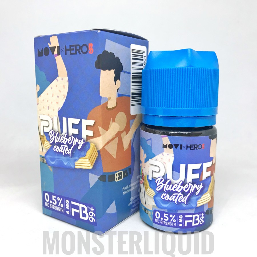 PUFF WAFER BLUEBERRY COATED BY MOVI 3MG 6MG 9MG 60ML FB