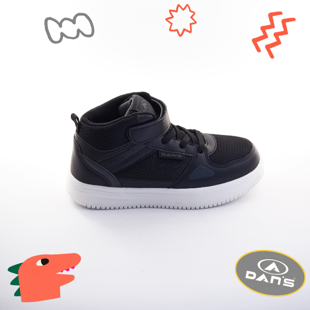 Dans Jodan Sepatu Sneakers Anak Laki-Laki - Black