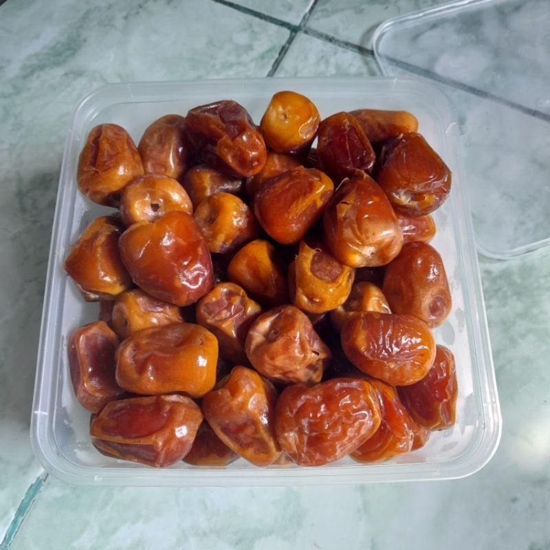 

(Bisa Gosend) Kurma Sukari Al-Qassim 1kg || Kemasan Thinwall