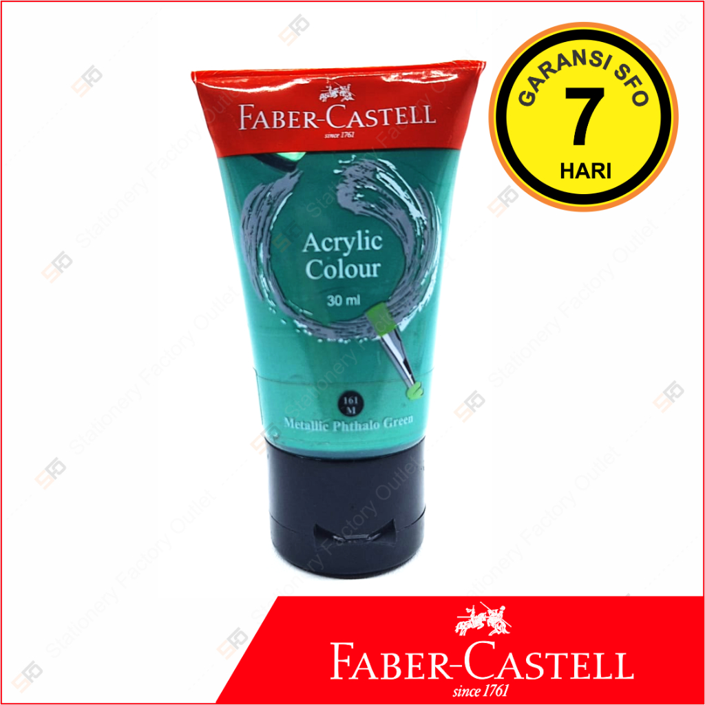 

Cat Acrylic Faber Castell 30ml - Metallic Phthalo Green