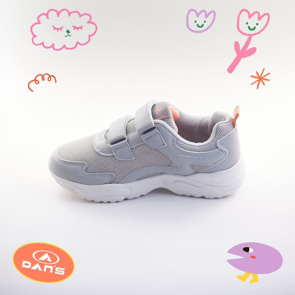 Dans Haizea Sepatu Sneakers Anak Perempuan - Grey