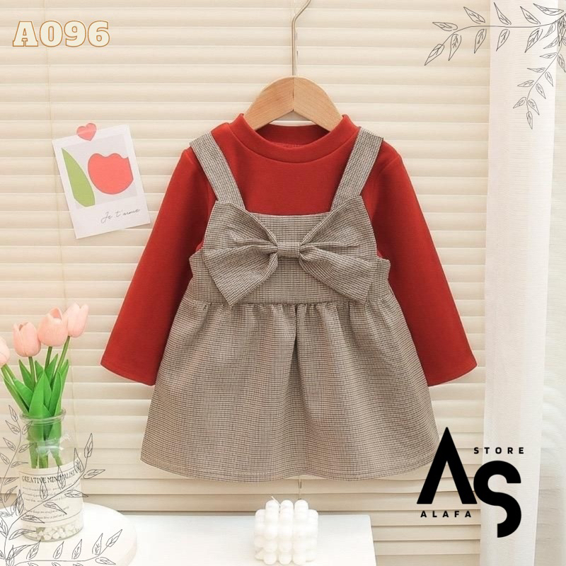 Dress anak perempuan import 1-4 Tahun A096