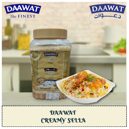 

Beras Basmati Daawat Creamy Sella Toples 1Kg