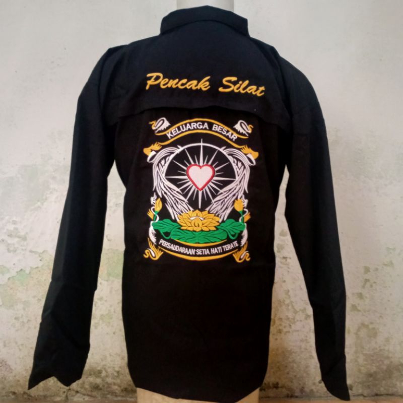 Baju Sakral Atasan Warga PSHT Lengan Panjang Bordir - Baju Sakral PSHT - Baju Sakral Warga PSHT