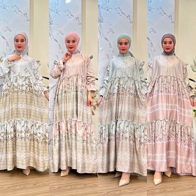 B1945 Dress bunga // B1967 // B2048 atasan bunga silk // B2014 // B2015