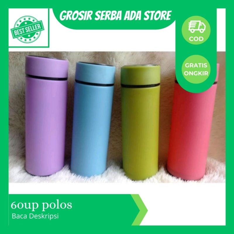 6 OUP POLOS / botol kaca 6oup polos / animal polos / botol kaca / termos kaca / botol / termos