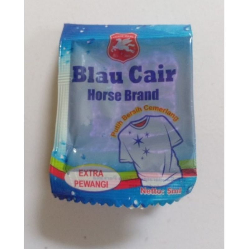 Blau Cair Sachet Horse Brand / Blau cuci cair sachet cap Kuda Terbang