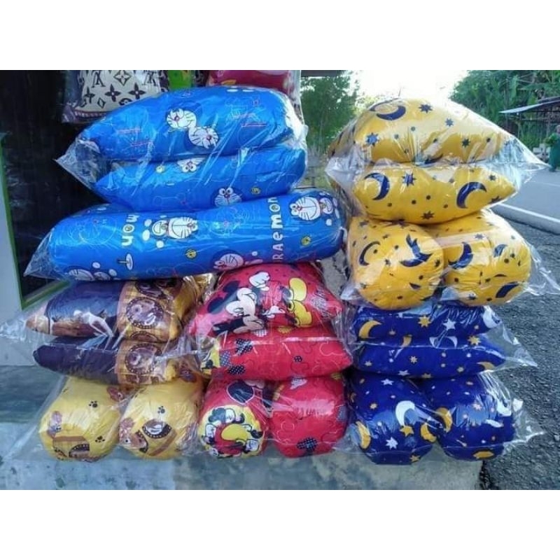 COD Bantal atau Guling Tidur Dewasa Empuk Murah Dacron / Canon / Polyster