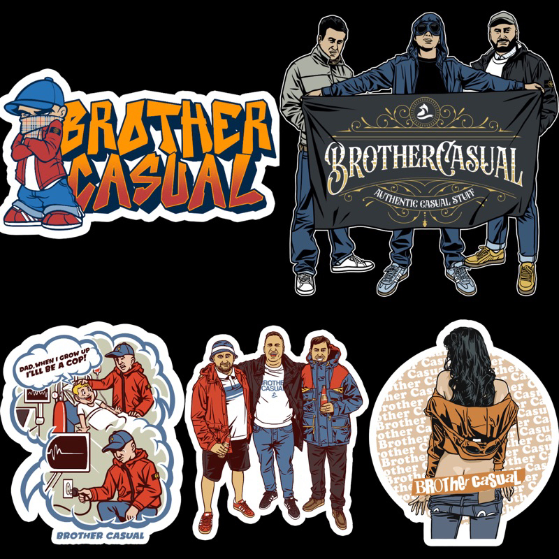 

Brother Casual Sticker Pack