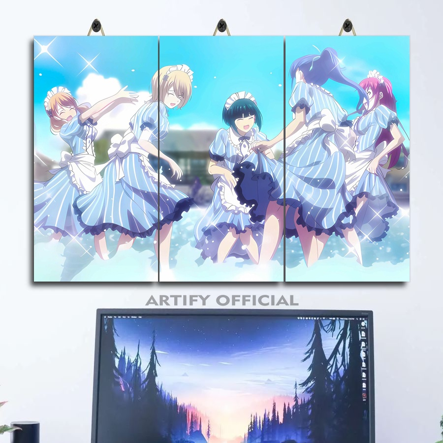 Poster Anime Megami No Kafeterasu 45X30 Multipanel / Hiasan Ruangan Anime Megami No Cafe Terrace Shi