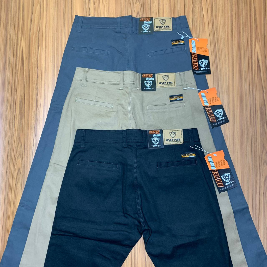 [ RAYYEL DENIM ] CELANA PANJANG PRIA CHINO PREMIUM STRET SLIM FIT