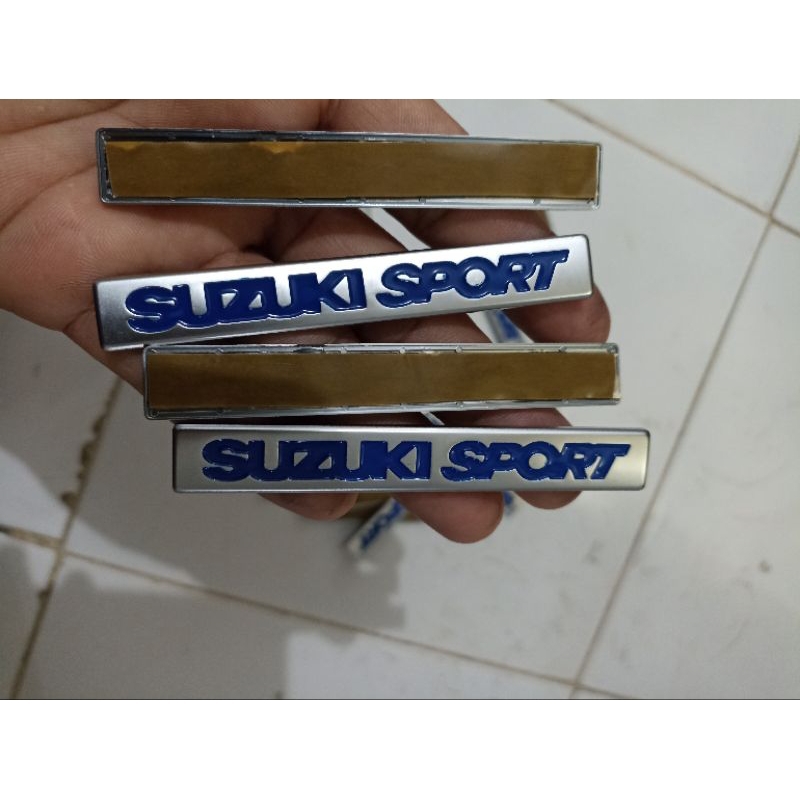 EMBLEM LOGO SUZUKI SPORT BUAT SPOILER ERTIGA DAN SIDE SKIRT