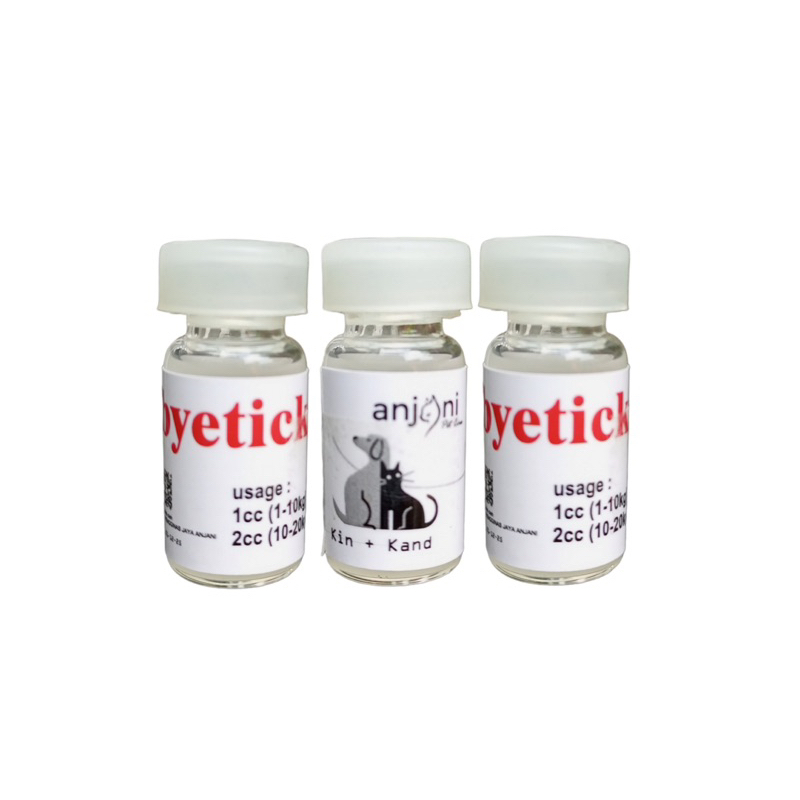 ANJANI BYETICK / Bye tick Obat kutu tetes kucing anjing / Obat kutu kucing anjing 2ml