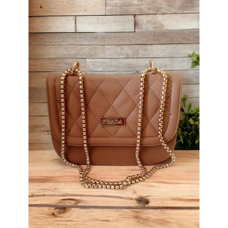 TAS SLEMPANG WANITA MODEL CORAK PRADA