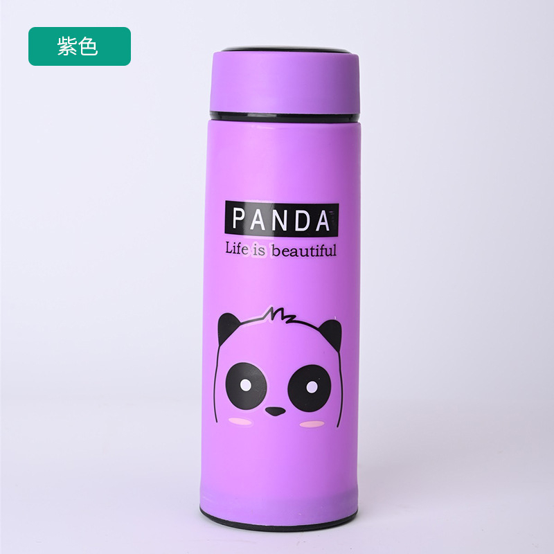 【GOGOMART】Botol Minum Kaca / Termos Kaca Tumbler / Botol Minum Juice Kopi Teh Animal - Karakter Animal - BK006