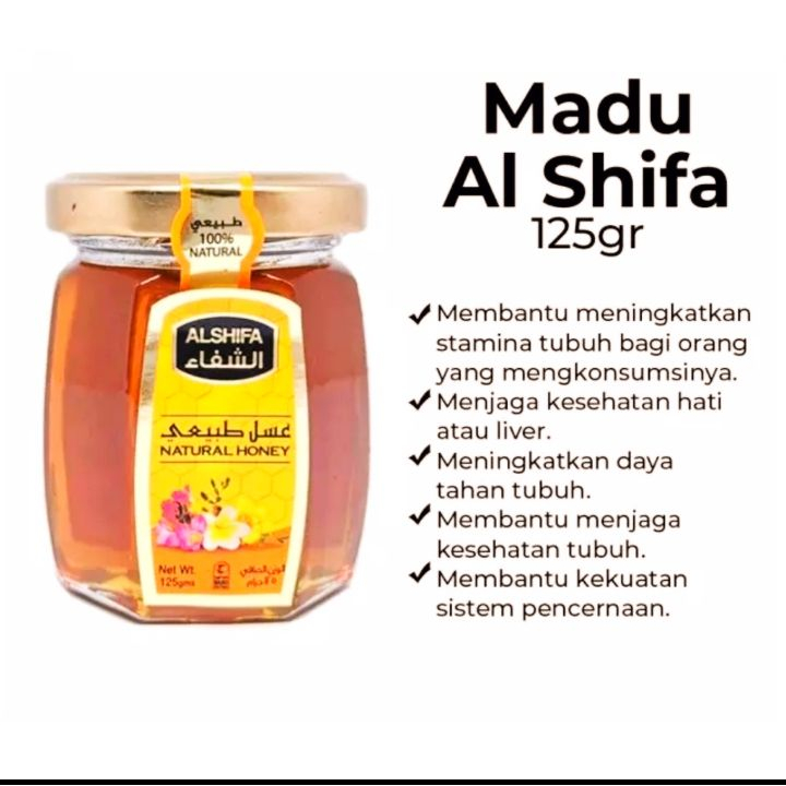 Madu Alshifa 125 Gram Madu Impor Arab Saudi Untuk Menjaga Kesehatan Tubuh