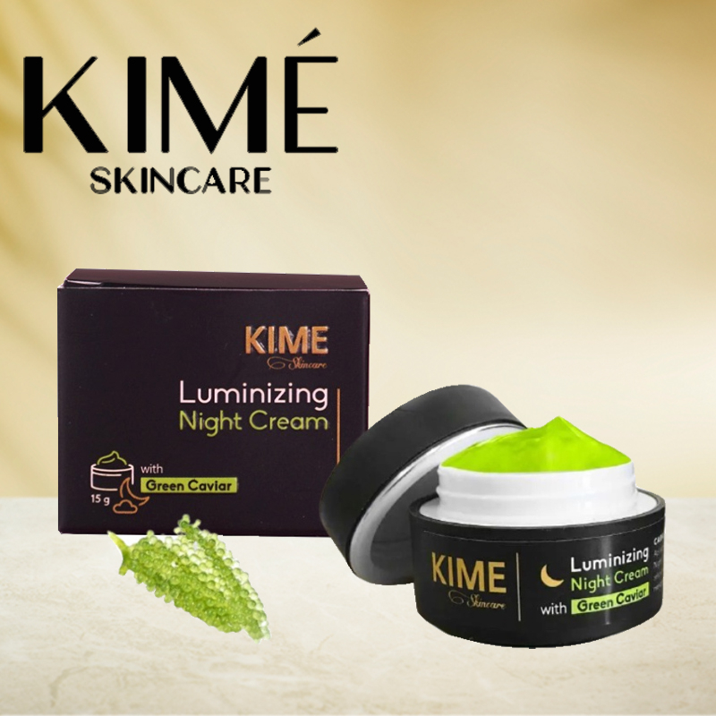Krim Malam Kime Skincare Night Cream with Green Caviar