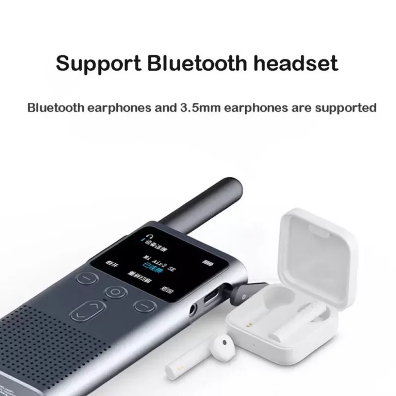 AKN88 - MIJIA Smart Walkie Talkie 2S - 4W Power 2190mAh Battery - XMDJJO4FY