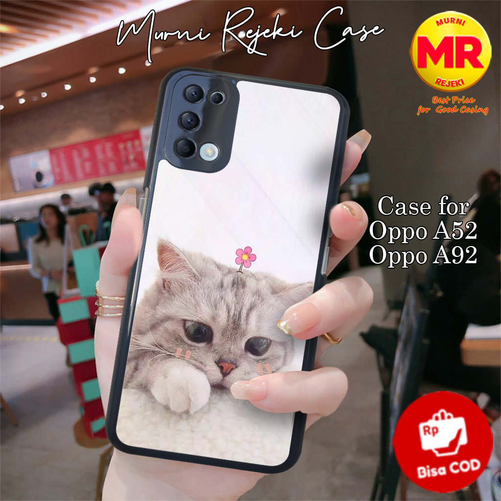 Casing Hp Oppo A52 Oppo A92 Case Oppo A52 A92 Motif CAT CUTE Case Keren Casing Terbaru Case Anime So