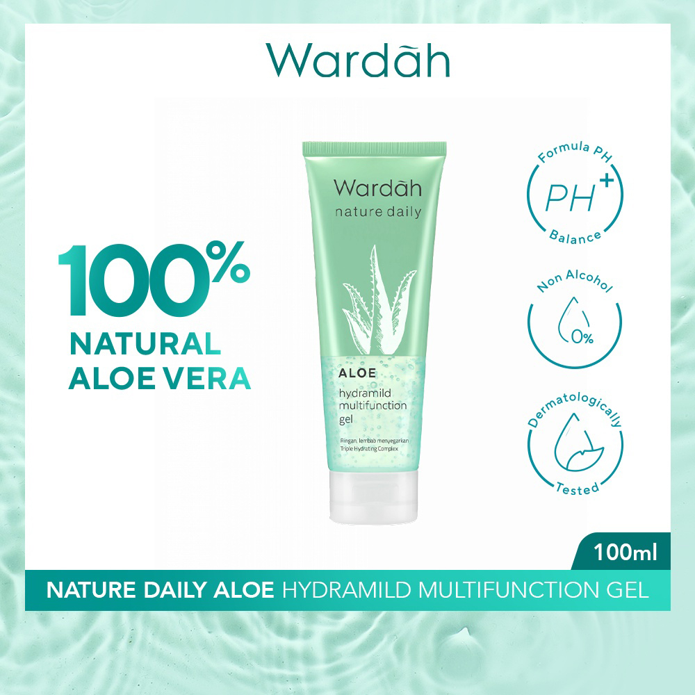 Wardah Nature Daily Aloe Hydramild Multifunction Gel - 100ml