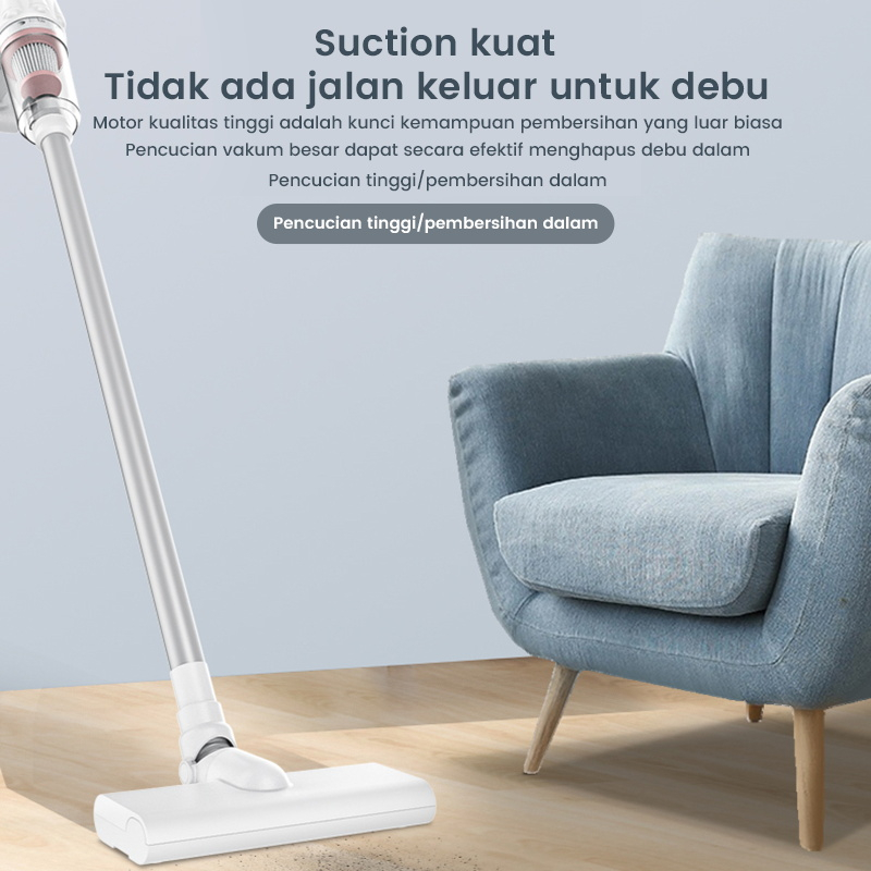 KaisaVilla Vacum Cleaner Nirkabel 2-in-1 Penyedot Debu