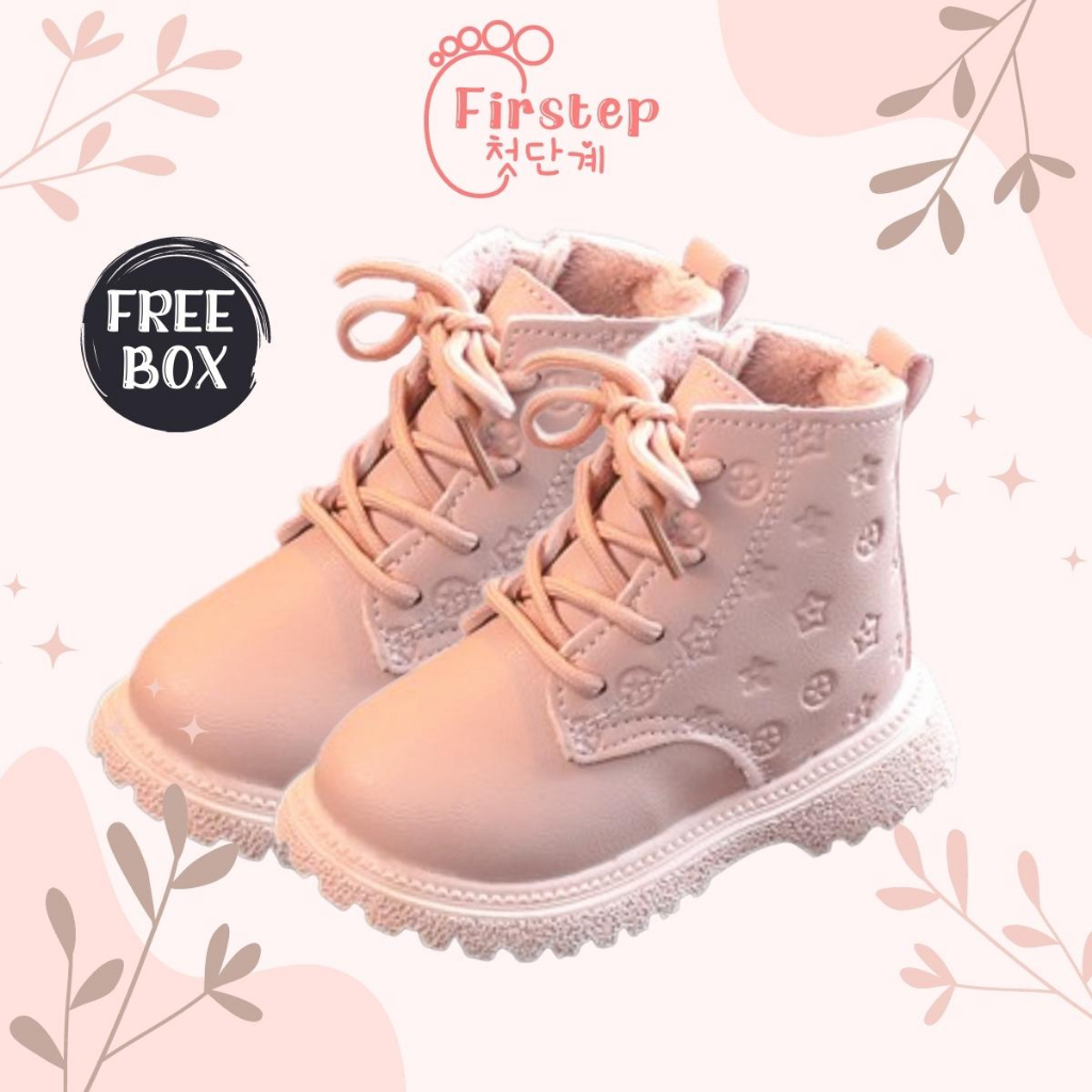 Firstep ❤️ Sepatu Boots Anak Import Sport Fashion Sepatu Anak perempuan 1-7 Tahun FS122