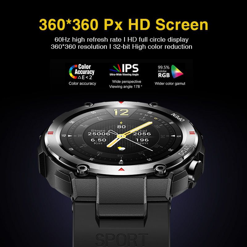 Aolon Tetra R2 Smartwatch Jam Tangan Original Waterproof IP68 Tracker Outdoor Custom Wallpaper Sports Fitness Tracker Bluetooth Call For Pria Wanita-7