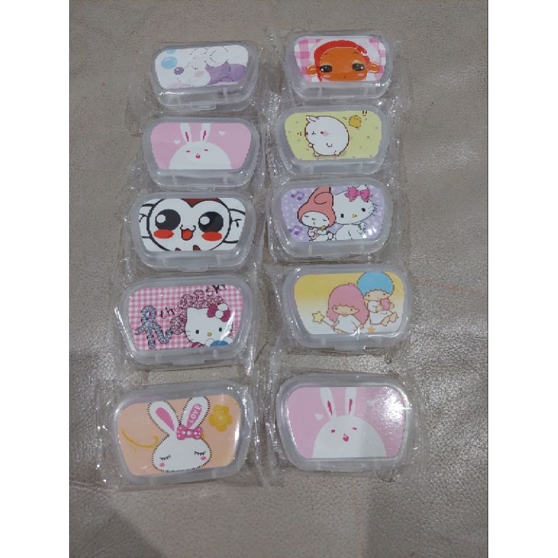kotak softlens traveling/Lenscase murah
