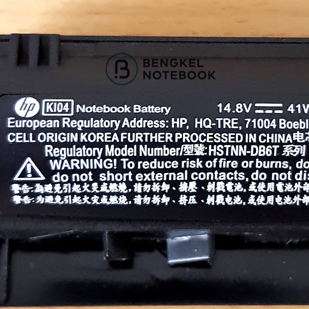 Baterai HP 14-AB 15-AB 15-AG 17-G HSTNN-LB6S KI04 K104 Original