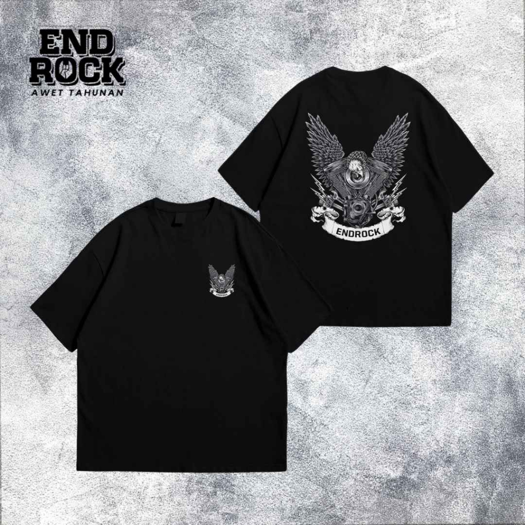 Kaos Oversize Original Endrock Tema Eagle