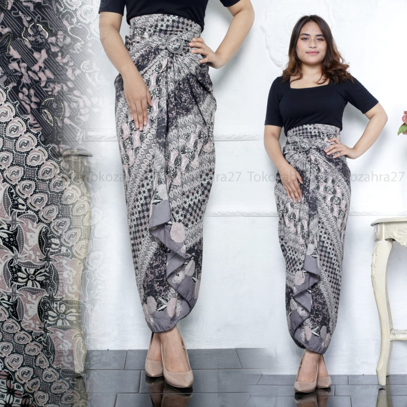 Rok Rempel Batik Pingang Karet Kondangan MOTIF LATIF