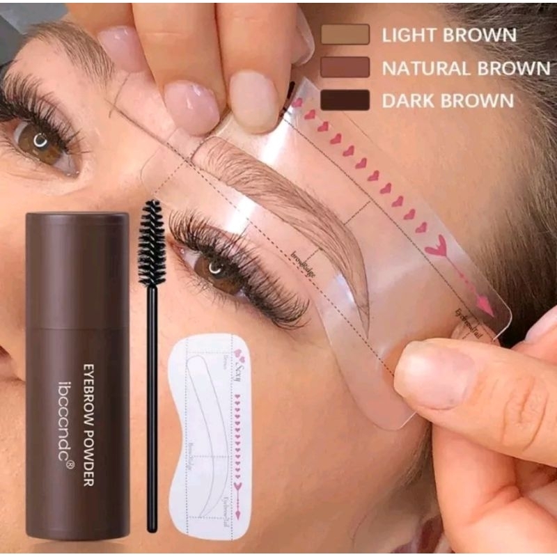 IBCCCNDC Eyebrow Powder Cetakan Alis Magic Stamp Instant Eyebrow Stampel