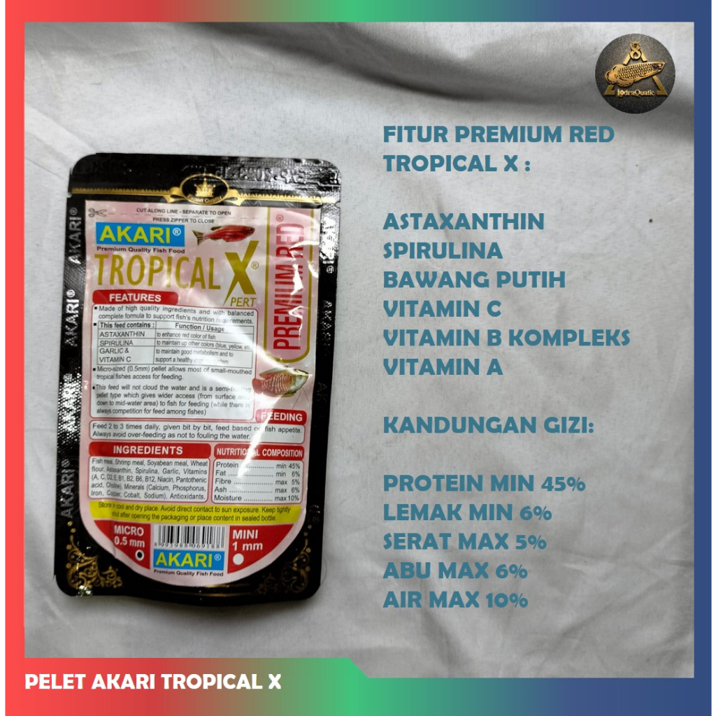 PELET AKARI TROPICAL GROWTH BOOSTER AKARI TROPICAL X PELET AKARI TROPICAL PREMIUM MAXI PELET AKARI TROPICAL PREMIUM RED PREMIUM BLUE PREMIUM YELLOW PELET IKAN HIAS PELET KOKI AIR PELET GUPPY PELET CUPANG PELET IKAN IKAN HIAS TROPIS