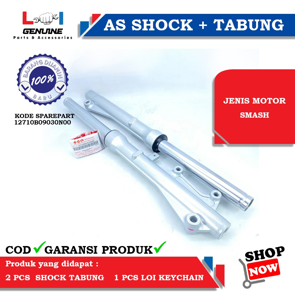 -LOI- AS SHOCK SET TABUNG SUZUKI 12710B09030N000 ORIGINAL SMASH