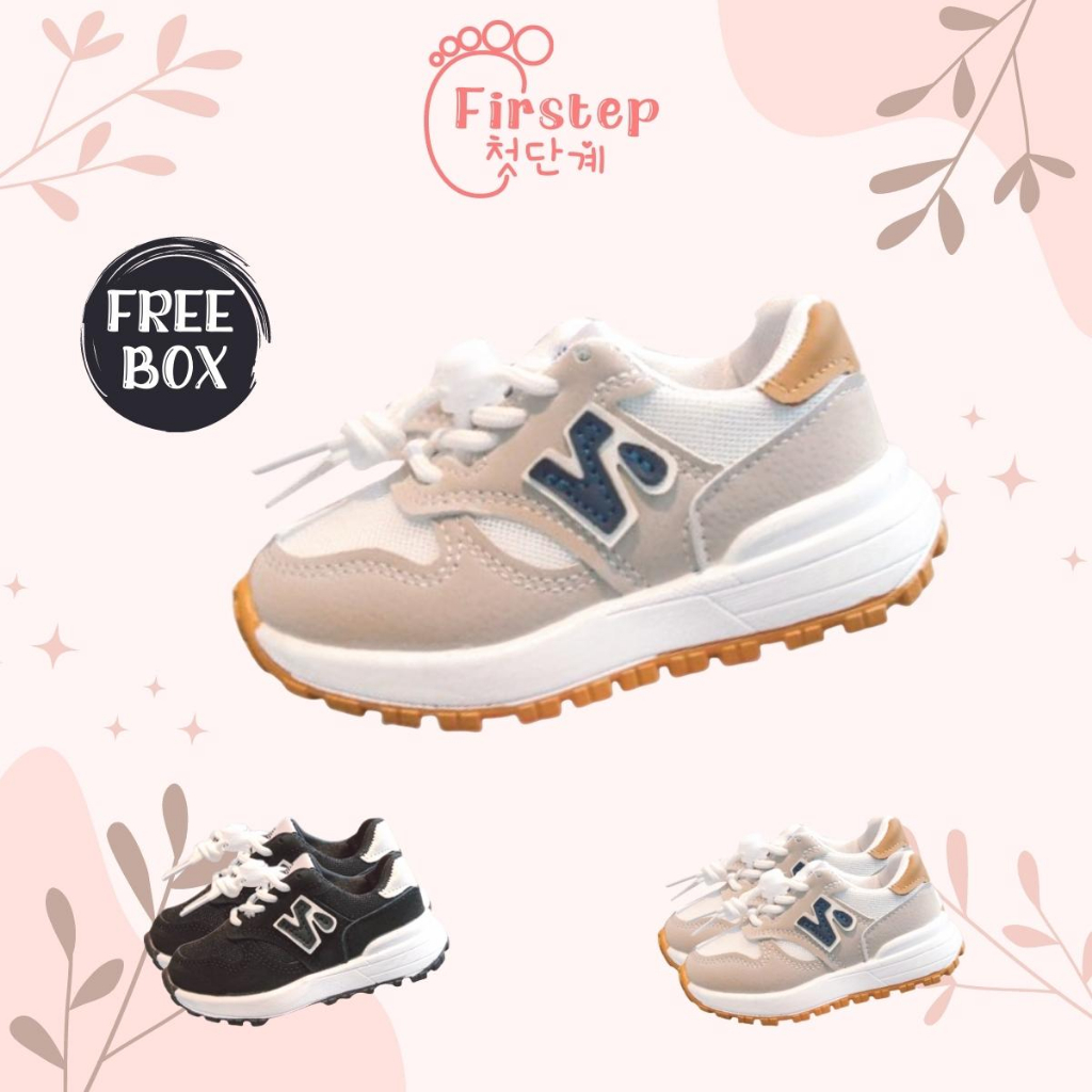 Sepatu Anak Perempuan Dan Laki Laki Import Sneaker Anak Usia 1-5 Tahun FS162