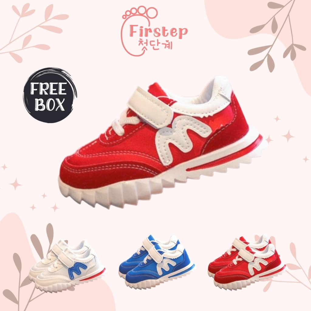 Sepatu Anak Perempuan Dan Laki Laki Import Sneaker Anak Usia 1-5 Tahun FS165