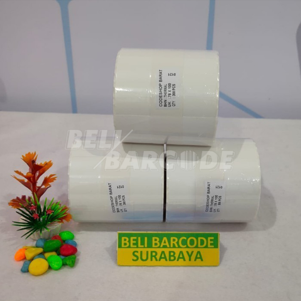 Label Thermal 78 x 100 / 78x100 mm / 78x100mm 1 Line 300pcs Resi