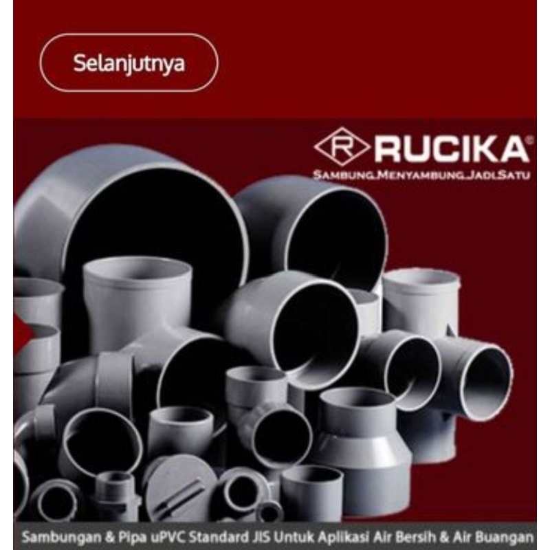 ELBOW RUCIKA D 2½&quot; INCH KNEE PIPA PVC (D) 2½&quot; RUCIKA