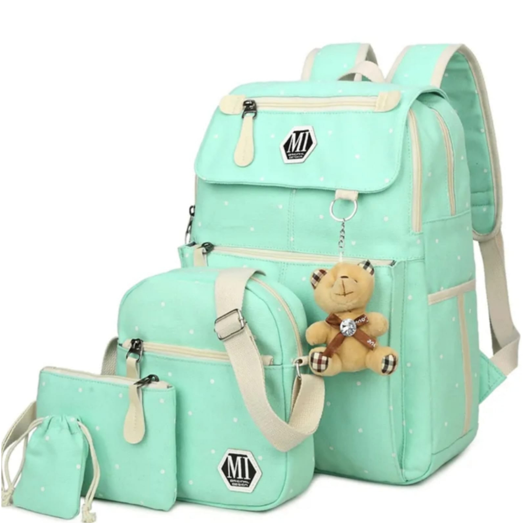 Tokoagung99 Tas Ransel Sekolah Anak Perempuan TK SD SMP Backpack Wanita Premium Fashion Murah